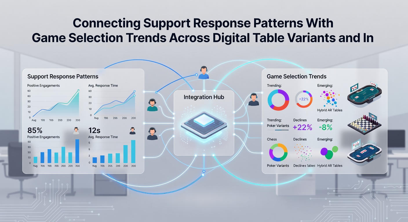 Trends in der Spielauswahl bei digitalen Tischspielen verbunden mit Anreizsystemen und Support-Mustern