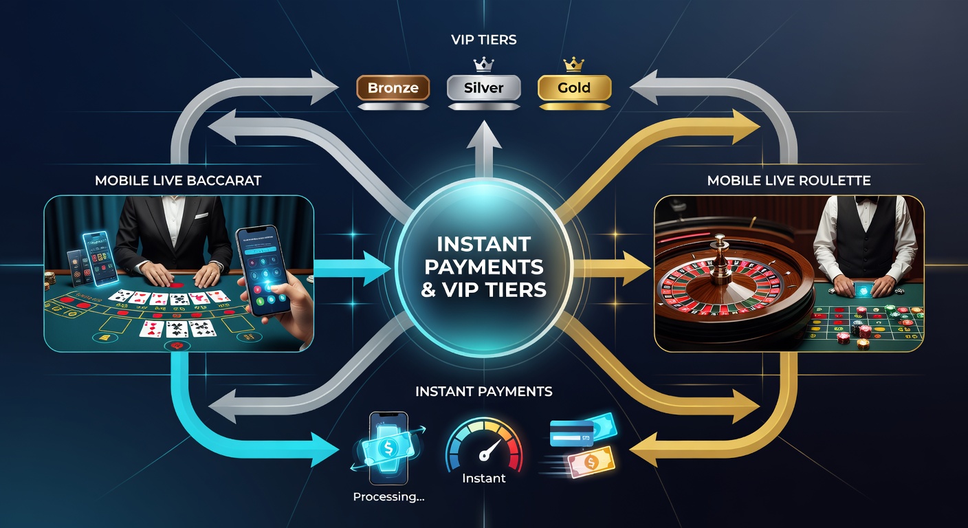 VIP-Tier-Übersicht in einer mobilen Roulette-App mit Dealer-Interaktion und Zahlungsbestätigung