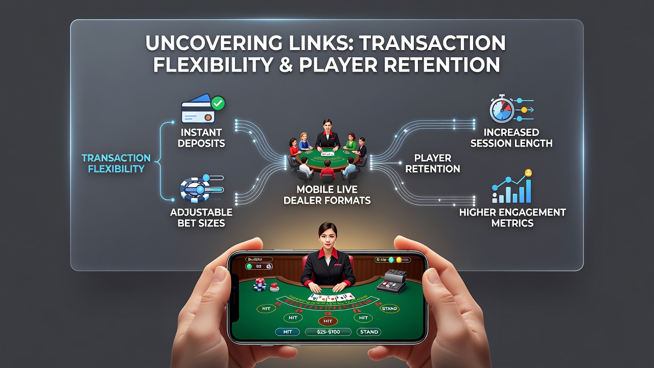 Analyse der Transaktionsflexibilität in mobilen Live-Dealer-Spielen mit Fokus auf Zahlungsoptionen und Spieleraktivität